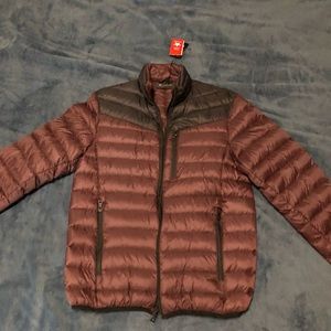 Macy’s Women’s Burgundy Down Puffer Jacket